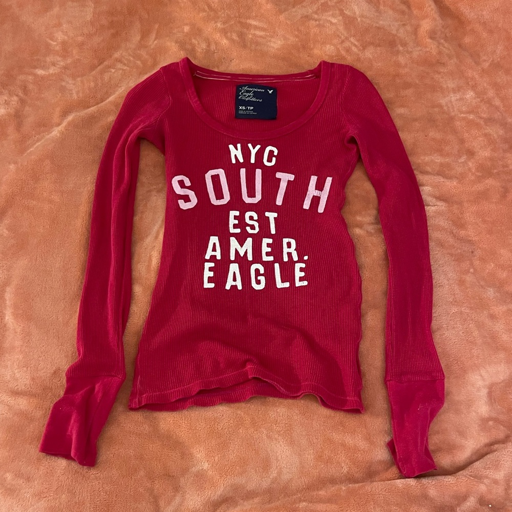Long sleeve ex small American eagle, tight shirt